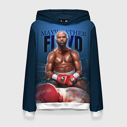 Толстовка-худи женская Mayweather, цвет: 3D-белый