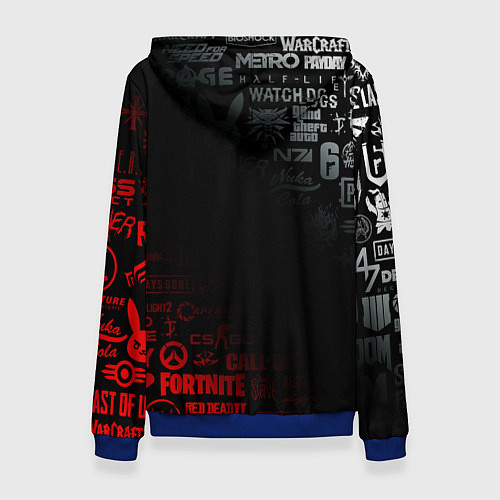 Женская толстовка ROBLOX / 3D-Синий – фото 2