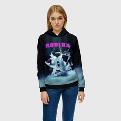 Толстовка-худи женская ROBLOX, цвет: 3D-черный — фото 2