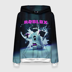 Толстовка-худи женская ROBLOX, цвет: 3D-белый