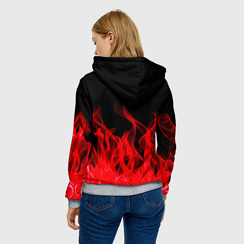 Женская толстовка ROBLOX / 3D-Меланж – фото 4