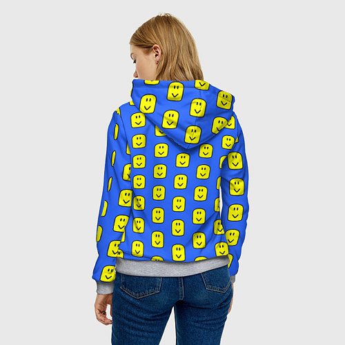 Женская толстовка ROBLOX / 3D-Меланж – фото 4