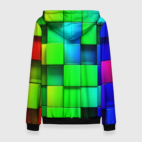 Женская толстовка MINECRAFT / 3D-Черный – фото 2