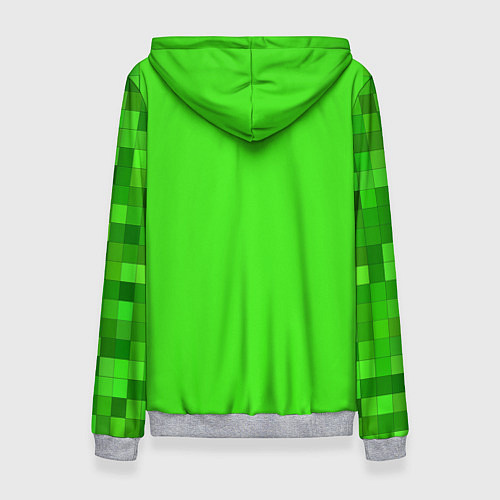 Женская толстовка MINECRAFT / 3D-Меланж – фото 2