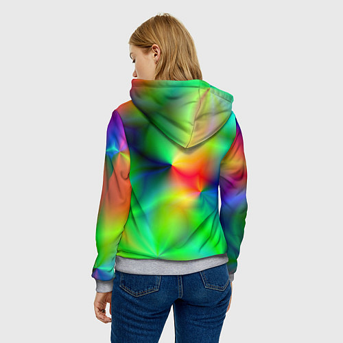 Женская толстовка MINECRAFT / 3D-Меланж – фото 4