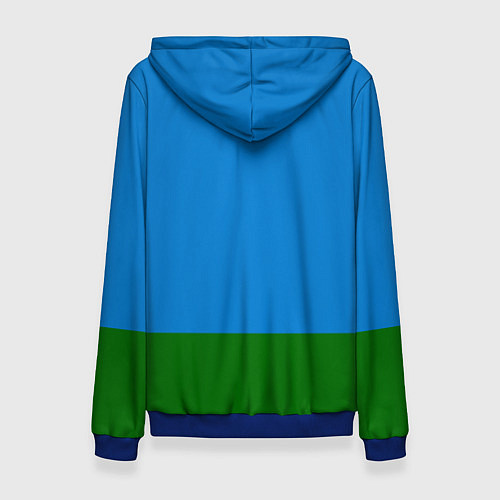 Женская толстовка Воздушно - десантные войска / 3D-Синий – фото 2