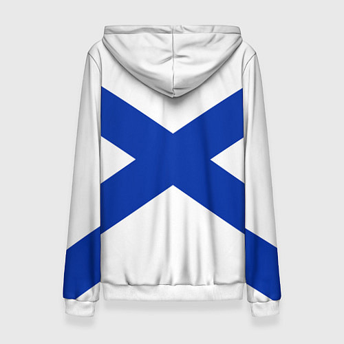 Женская толстовка Северный флот ВМФ России / 3D-Белый – фото 2