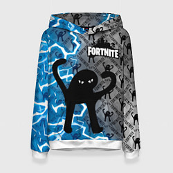 Толстовка-худи женская ЪУЪ FORTNITE, цвет: 3D-белый