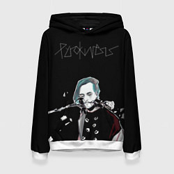 Толстовка-худи женская PYROKINESIS, цвет: 3D-белый