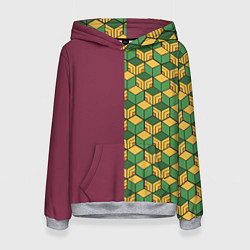 Толстовка-худи женская ГИЮ ТОМИОКА, цвет: 3D-меланж