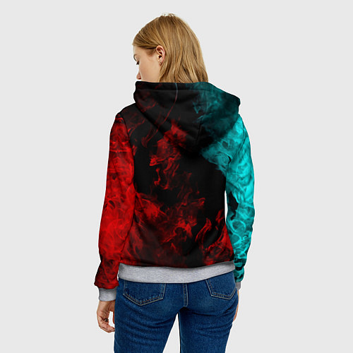 Женская толстовка DEVIL MAY CRY / 3D-Меланж – фото 4