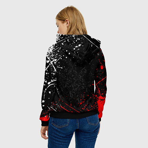 Женская толстовка RESIDENT EVIL UMBRELLA / 3D-Черный – фото 4