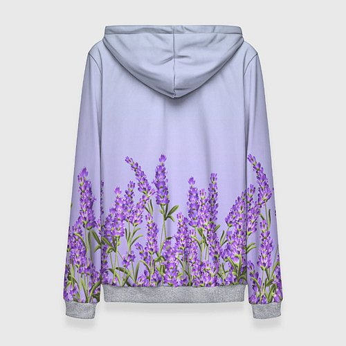 Женская толстовка Lavander / 3D-Меланж – фото 2