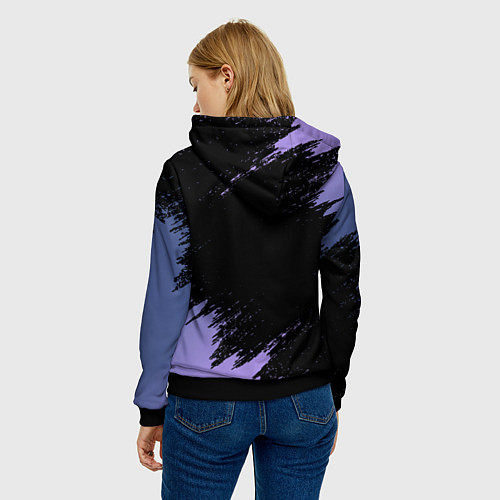 Женская толстовка Стальной алхимик / 3D-Черный – фото 4