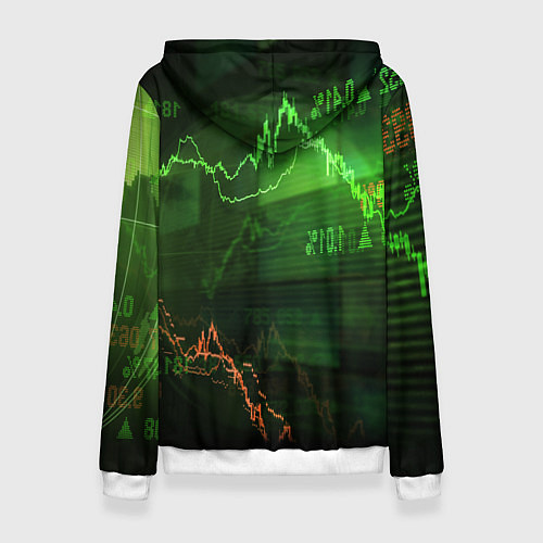 Женская толстовка Трейдинг 03 / 3D-Белый – фото 2