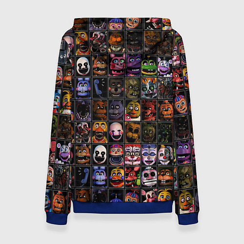 Женская толстовка Five Nights At Freddy's / 3D-Синий – фото 2