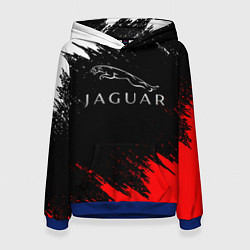 Толстовка-худи женская Jaguar, цвет: 3D-синий