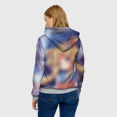 Женская толстовка SAILOR MOON / 3D-Меланж – фото 4