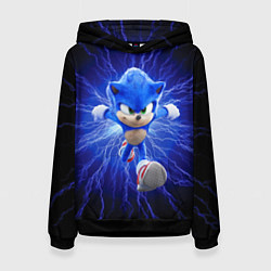 Толстовка-худи женская SONIC, цвет: 3D-черный