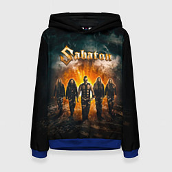 Толстовка-худи женская Sabaton, цвет: 3D-синий