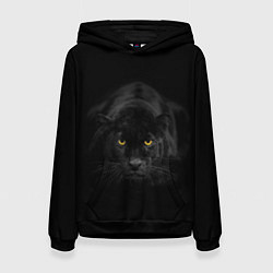 Толстовка-худи женская Пантера, цвет: 3D-черный