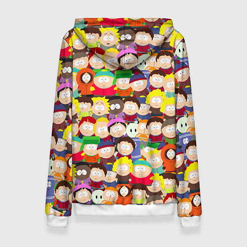 Женская толстовка ЮЖНЫЙ ПАРК / 3D-Белый – фото 2