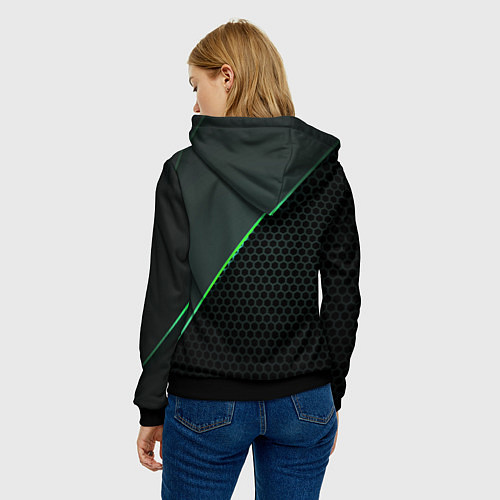 Женская толстовка Alfa Romeo / 3D-Черный – фото 4