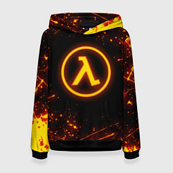 Толстовка-худи женская HALF-LIFE 3, цвет: 3D-черный