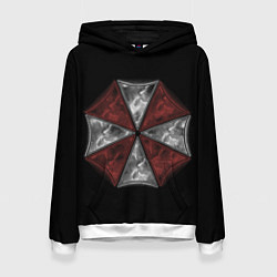 Толстовка-худи женская Umbrella Corporation, цвет: 3D-белый