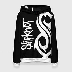 Толстовка-худи женская Slipknot 6, цвет: 3D-белый