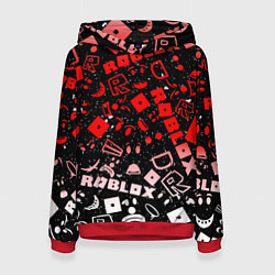 Толстовка-худи женская Roblox, цвет: 3D-красный