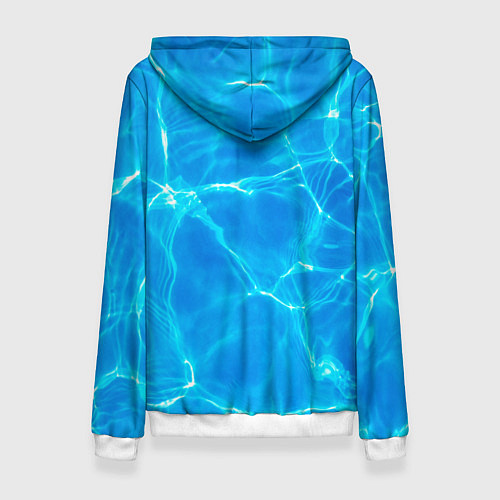 Женская толстовка Вода / 3D-Белый – фото 2