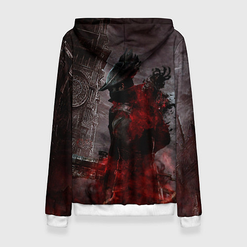 Женская толстовка Bloodborne / 3D-Белый – фото 2