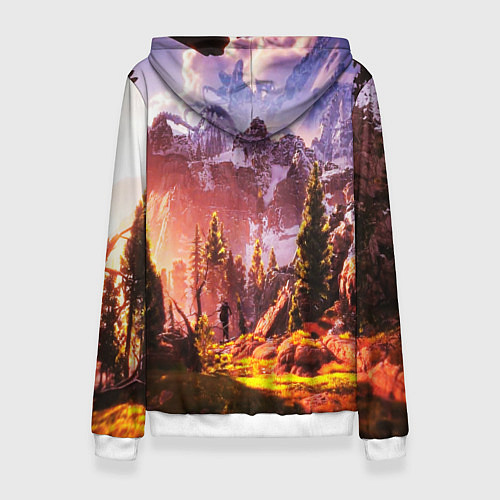 Женская толстовка Horizon Zero Dawn / 3D-Белый – фото 2