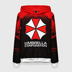 Толстовка-худи женская UMBRELLA CORP, цвет: 3D-белый