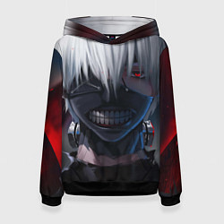 Толстовка-худи женская TOKYO GHOUL, цвет: 3D-черный