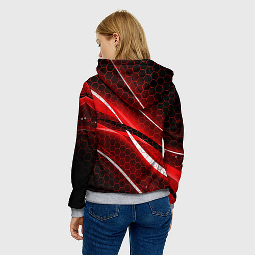 Женская толстовка RUST / 3D-Меланж – фото 4