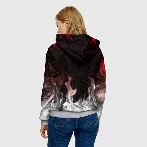 Женская толстовка RUST / 3D-Меланж – фото 4