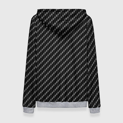 Женская толстовка Настоящий карбон / 3D-Меланж – фото 2