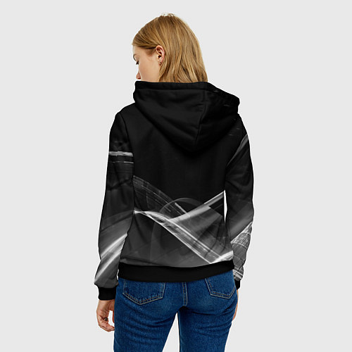 Женская толстовка MERCEDES / 3D-Черный – фото 4