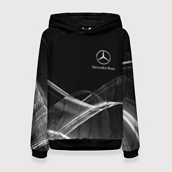 Толстовка-худи женская MERCEDES, цвет: 3D-черный