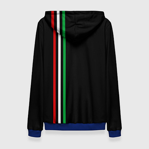 Женская толстовка JUVENTUS / 3D-Синий – фото 2