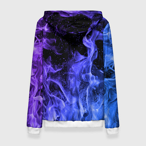 Женская толстовка ОГОНЬ / 3D-Белый – фото 2