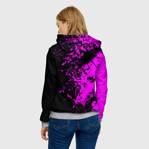Женская толстовка Чёрная магия / 3D-Меланж – фото 4