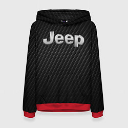 Толстовка-худи женская Jeep Z, цвет: 3D-красный