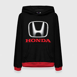 Толстовка-худи женская HONDA, цвет: 3D-красный