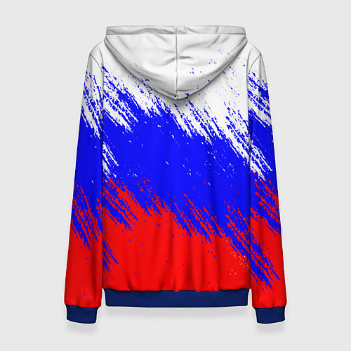 Женская толстовка Россия / 3D-Синий – фото 2