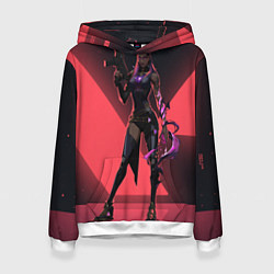 Толстовка-худи женская Lover of Reyna, цвет: 3D-белый