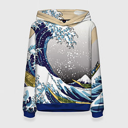 Женская толстовка The great wave off kanagawa