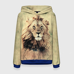 Толстовка-худи женская Lion King, цвет: 3D-синий